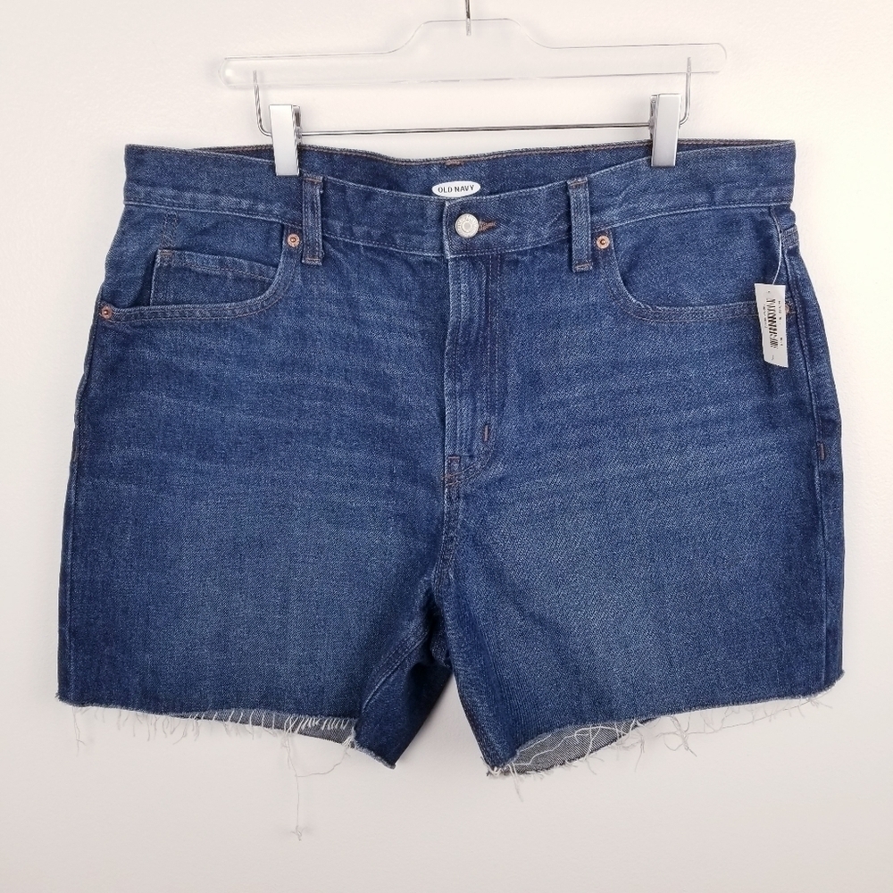 Old Navy Blue Cut-Off Denim Jean Shorts NWT
